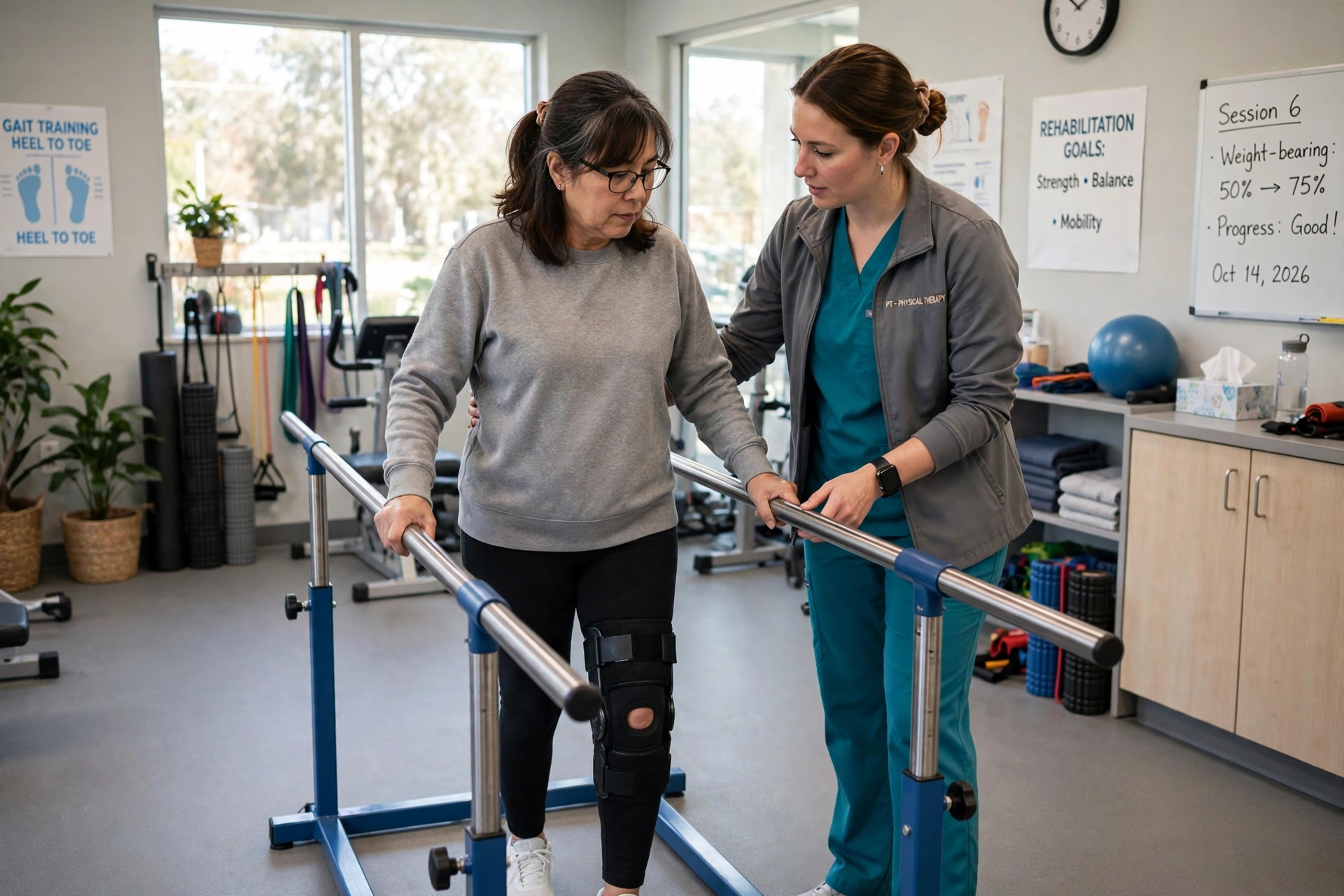 Gait and balance training during neurological rehabilitation